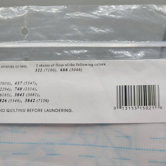 Jack Dempsey Needle Art Nursery Quilt Squares 9" Girls Pattern #21 Two Packs - Picture 8 of 8